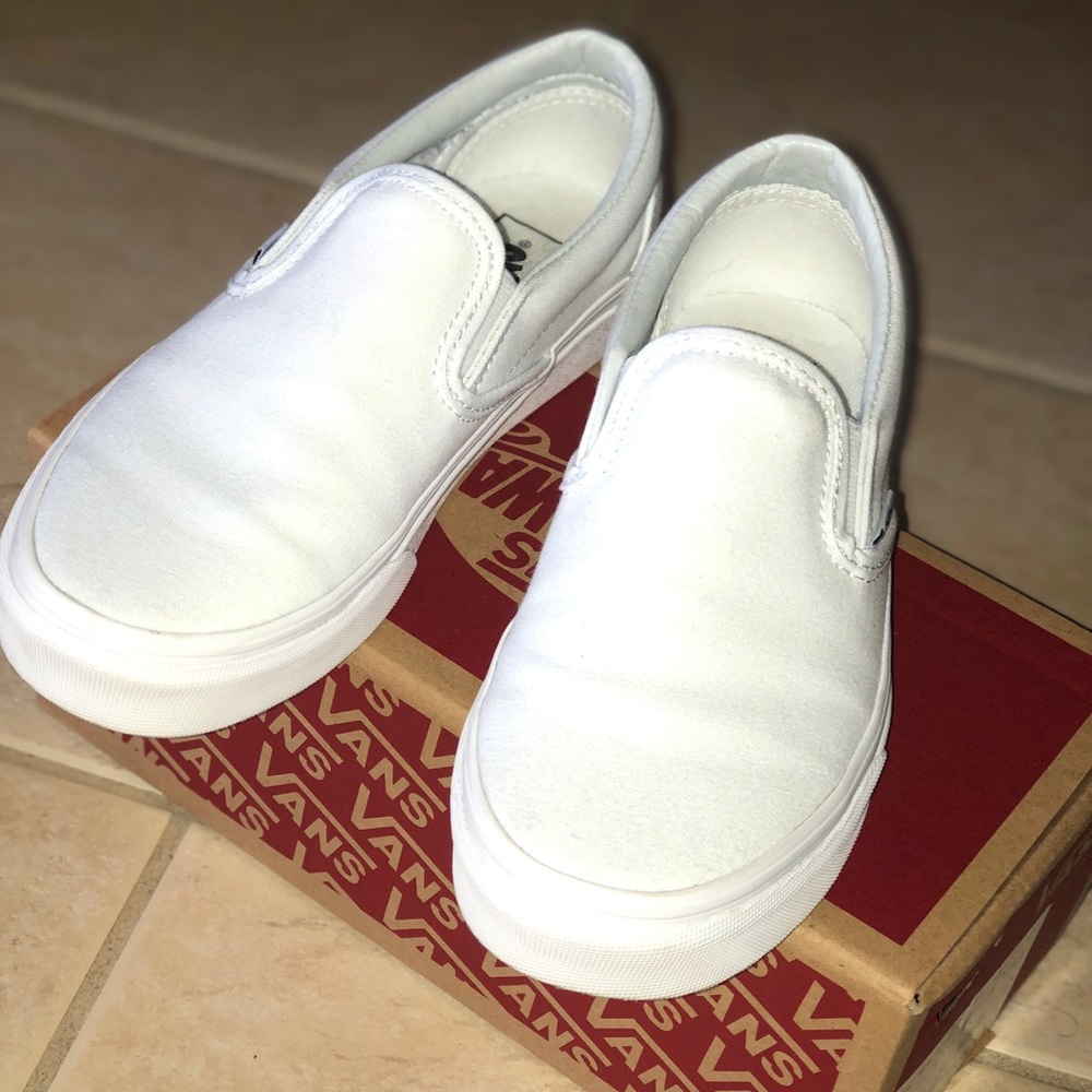 Classic White Slip-On Vans